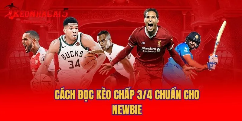Cách đọc kèo chấp 3/4 chuẩn cho newbie